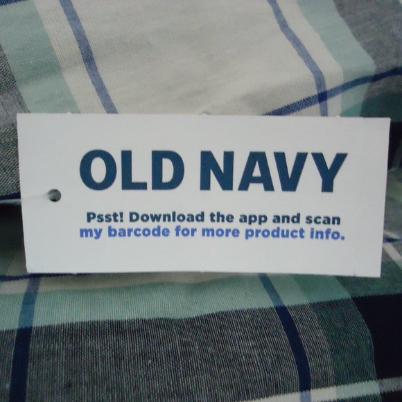 Old Navy* Men's Long‎ Sleeve Button Down Curved Hem Pocket Plaid Shirt~ Size XL - Picture 10 of 11